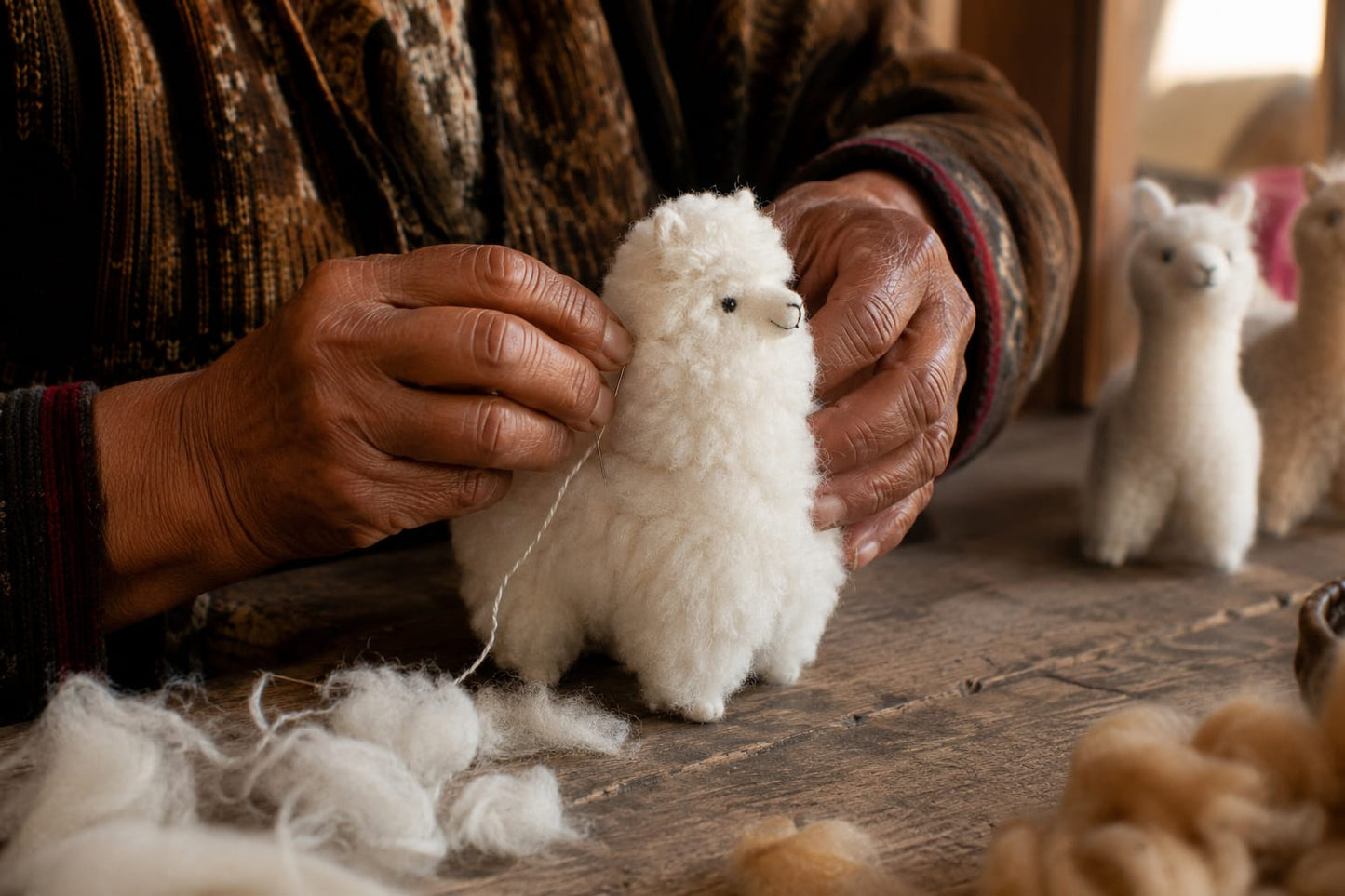 Decorative Handcrafted Alpaca