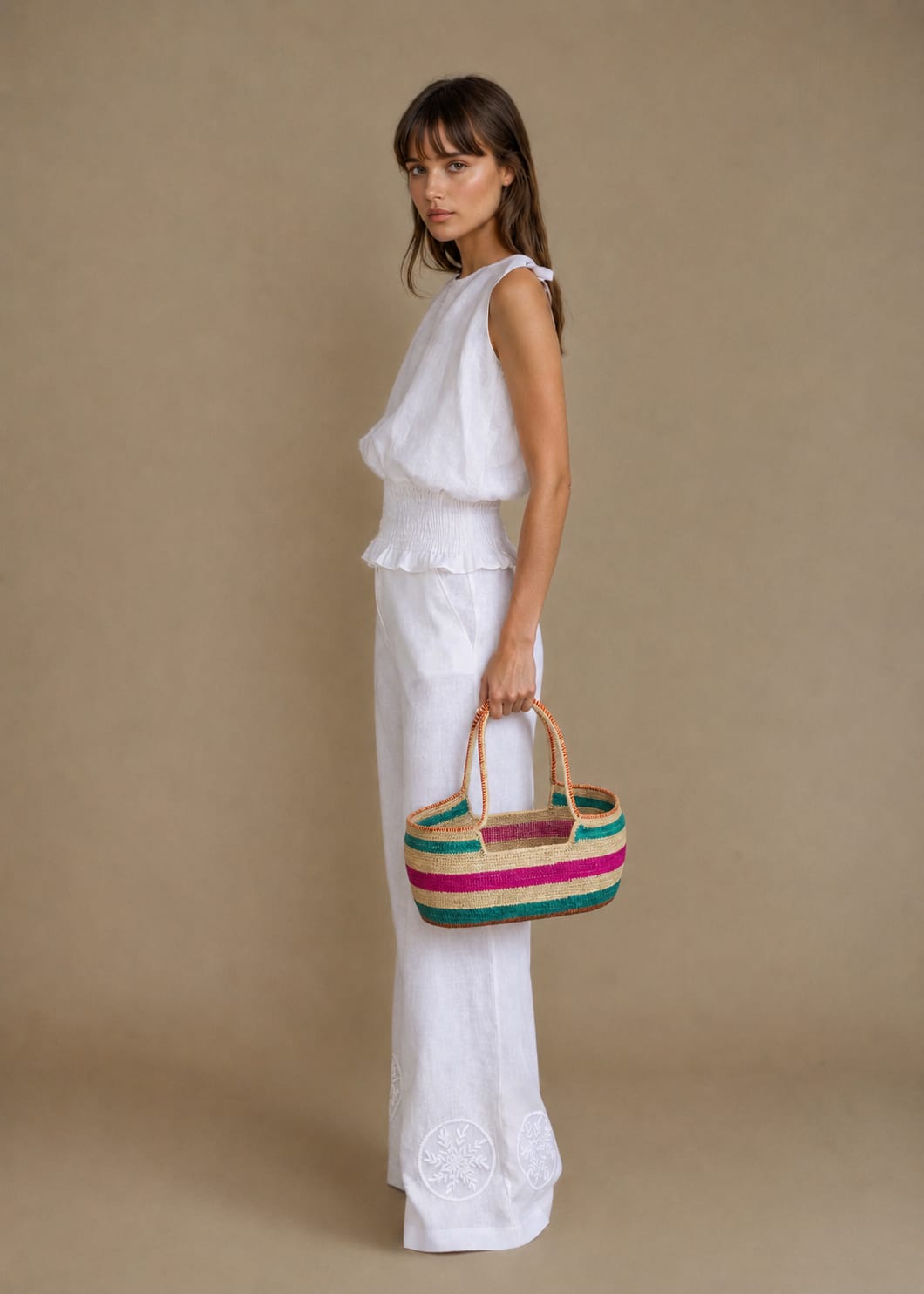 Handwoven Natural Basket — Kusaya Artisan Collection